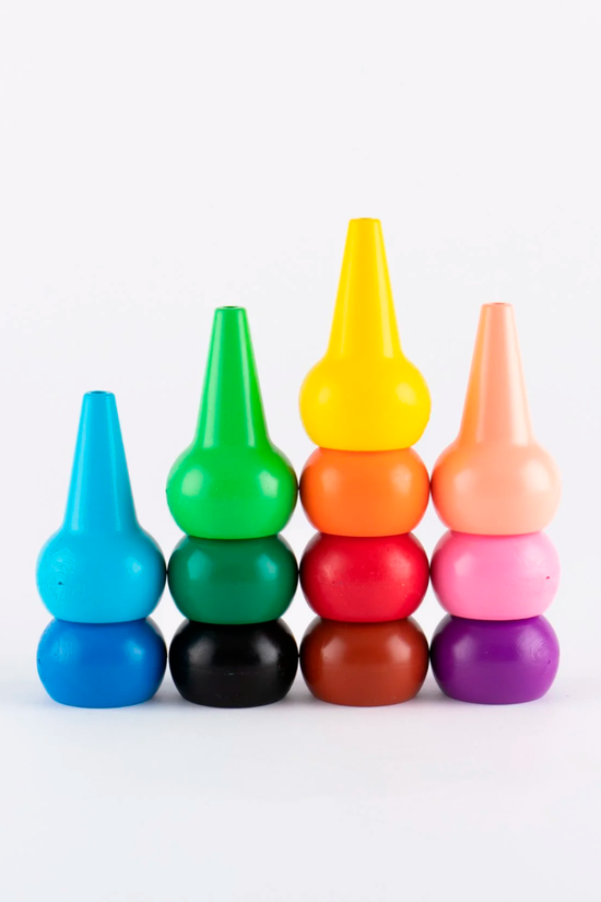 CRAYONES NO TOXICOS 12 UNIDADES PLAYON CRAYON