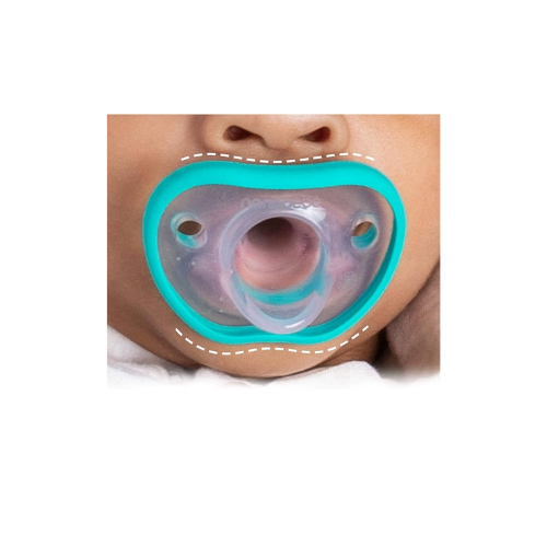 Chupete Flexy Nanobébé Turquesa Pack x2 0-3 Meses