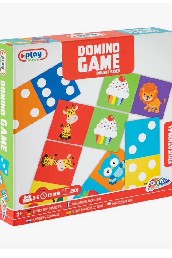 JUEGO DE DOMINO DOBLE CARA  MOXY