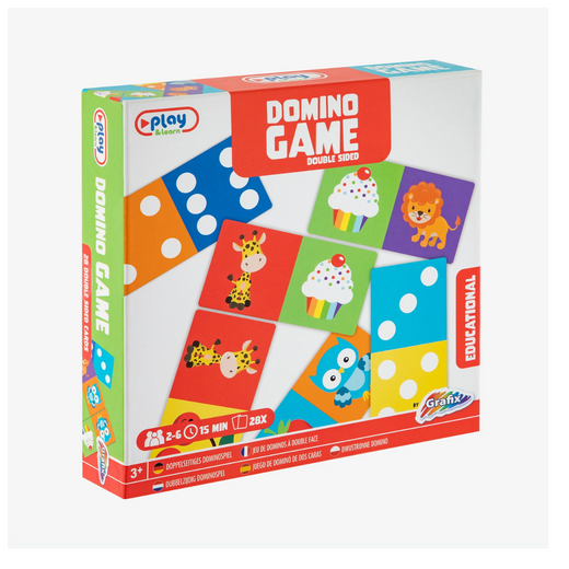 JUEGO DE DOMINO DOBLE CARA  MOXY