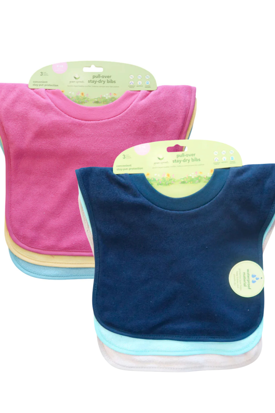 Baberos Impermeables Pack x3 Tipo Polera Green Sprouts