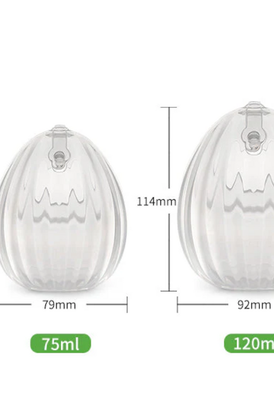 SHELL RECOLECTORA DE LECHE MANOS LIBRES DE  75 ml  HAAKAA
