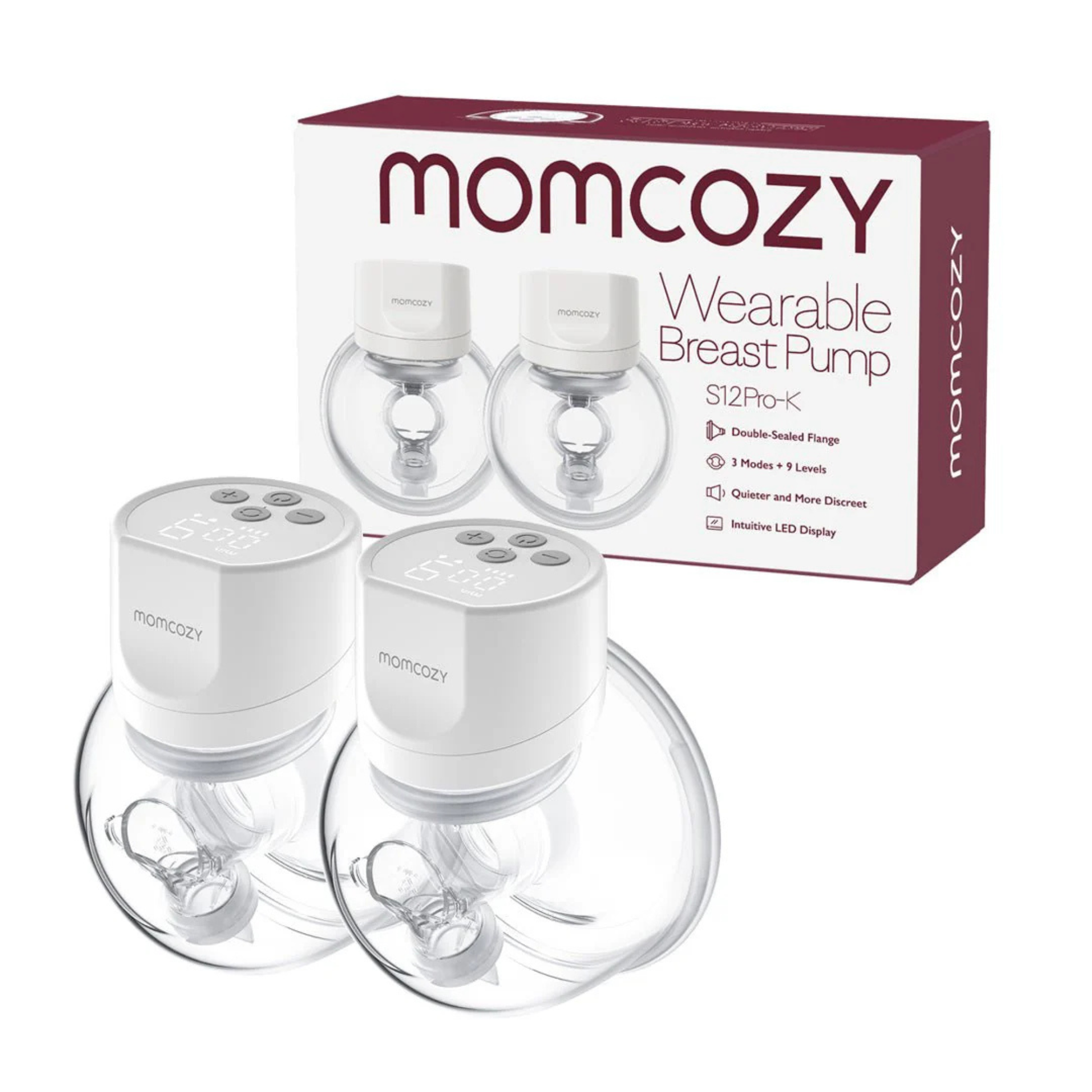 Extractor de Leche Materna Momcozy Manos Libres S12 Pro Doble
