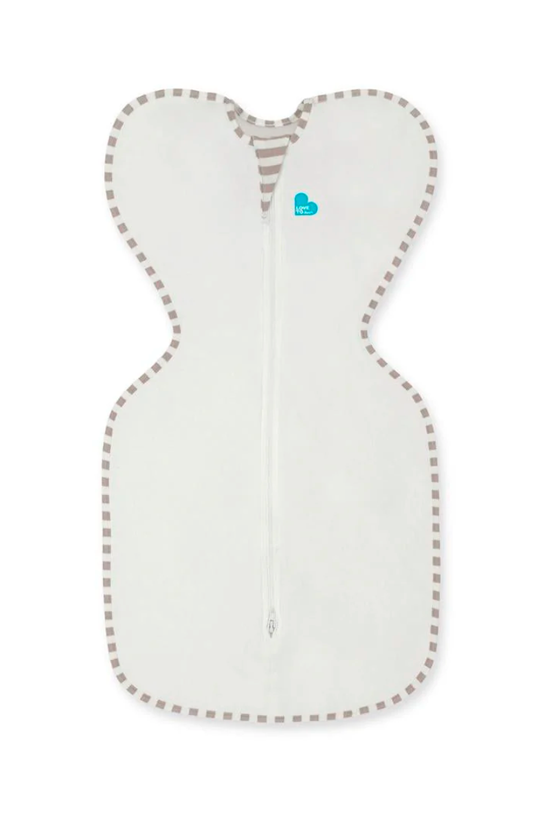 SACO DE DORMIR SWADDLE UP ETAPA 1 TOG 1.0 ALGODÓN ORGANICO  TALLA S CREMA  LOVE TO DREAM