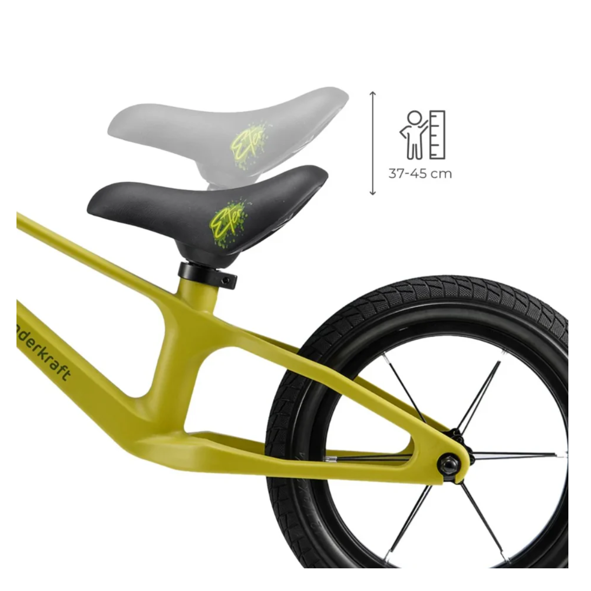 Bicicleta de Equilibrio Kinderkraft ETER Roja