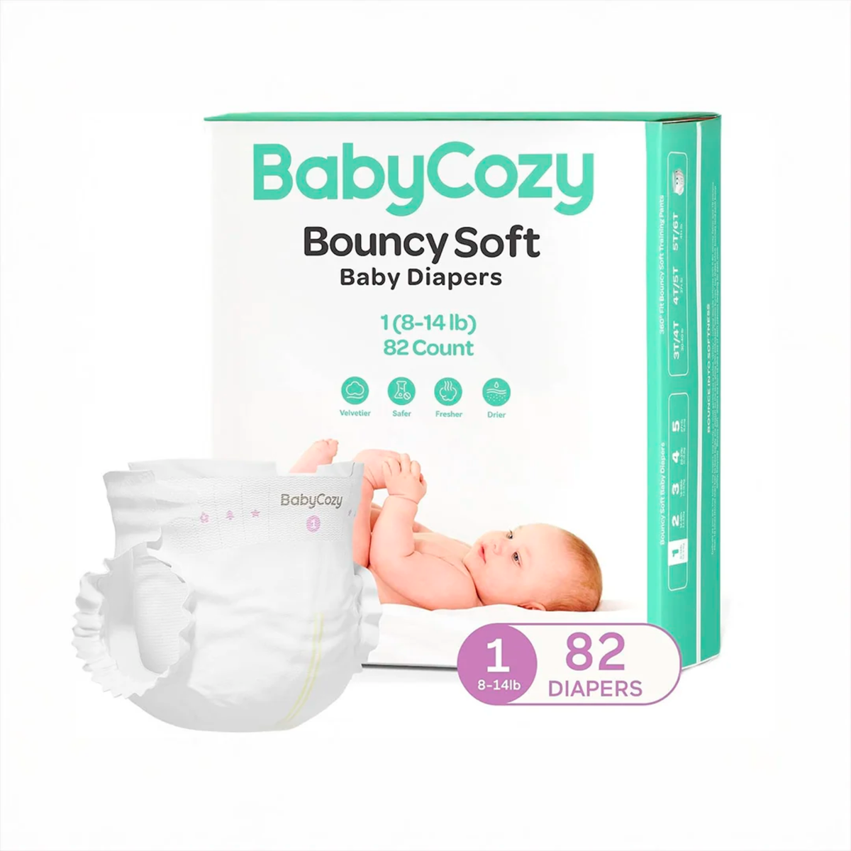 Pañales Desechables Baby Cozy Hipoalergénicos
