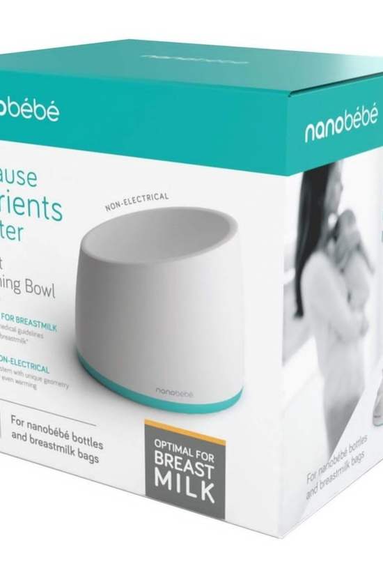 Calentador No Eléctrico para Mamaderas y Bolsas de Leche Materna Nanobébé – Color Turquesa