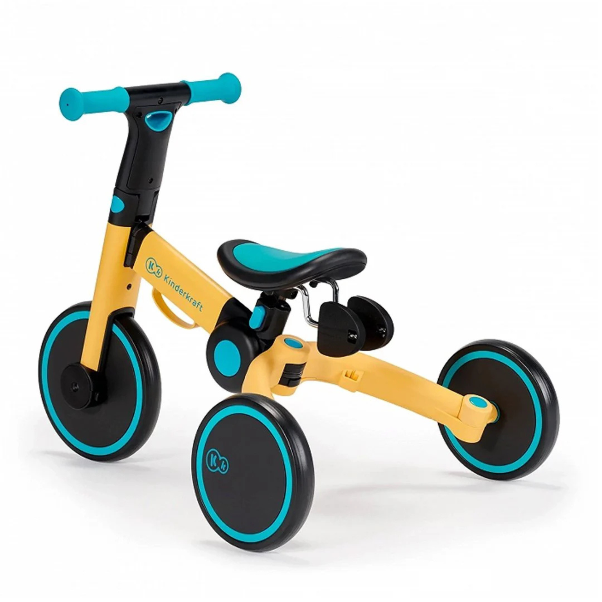 Triciclo Kinderkraft 4TRIKE 3 en 1 Primrose Yellow