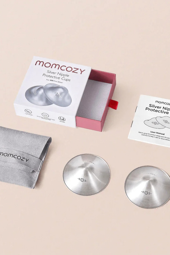 Copas De Lactancia De Plata 999 De 55mm Momcozy