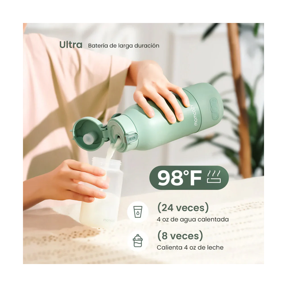 CALENTADOR DE MAMADERA PORTATIL DE MOMCOZY