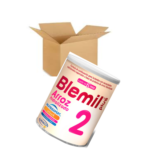 CAJA DE 12 FORMULAS HIDROLIZADAS DE ARROZ ETAPA 2 400 GR - BLEMIL