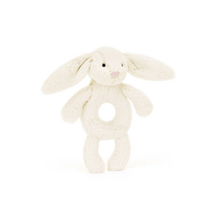 PELUCHE SONAJERO BASHFUL CONEJO CREMA -  JELLYCAT