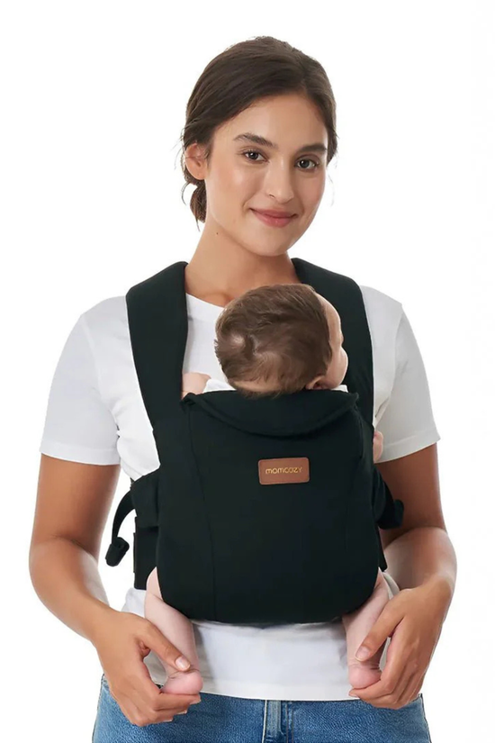 Portabebé Ergonómico WeeSnug para Recién Nacido Momcozy Color Negro