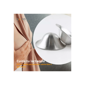 COPAS DE LACTANCIA DE PLATA 999  GUVEN TALLA L/XL