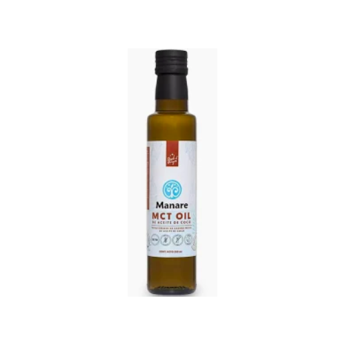 MCT OIL DE ACEITE DE COCO 250 ML.  -MANARE