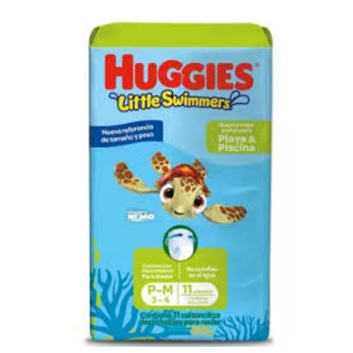 PAÑAL DE PISCINA LITTLE SWIMMERS TALLA P/M - HUGGIES