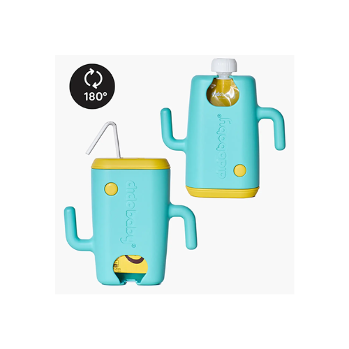 PORTA POUCHES Y CAJITA TURQUESA DIDO BABY