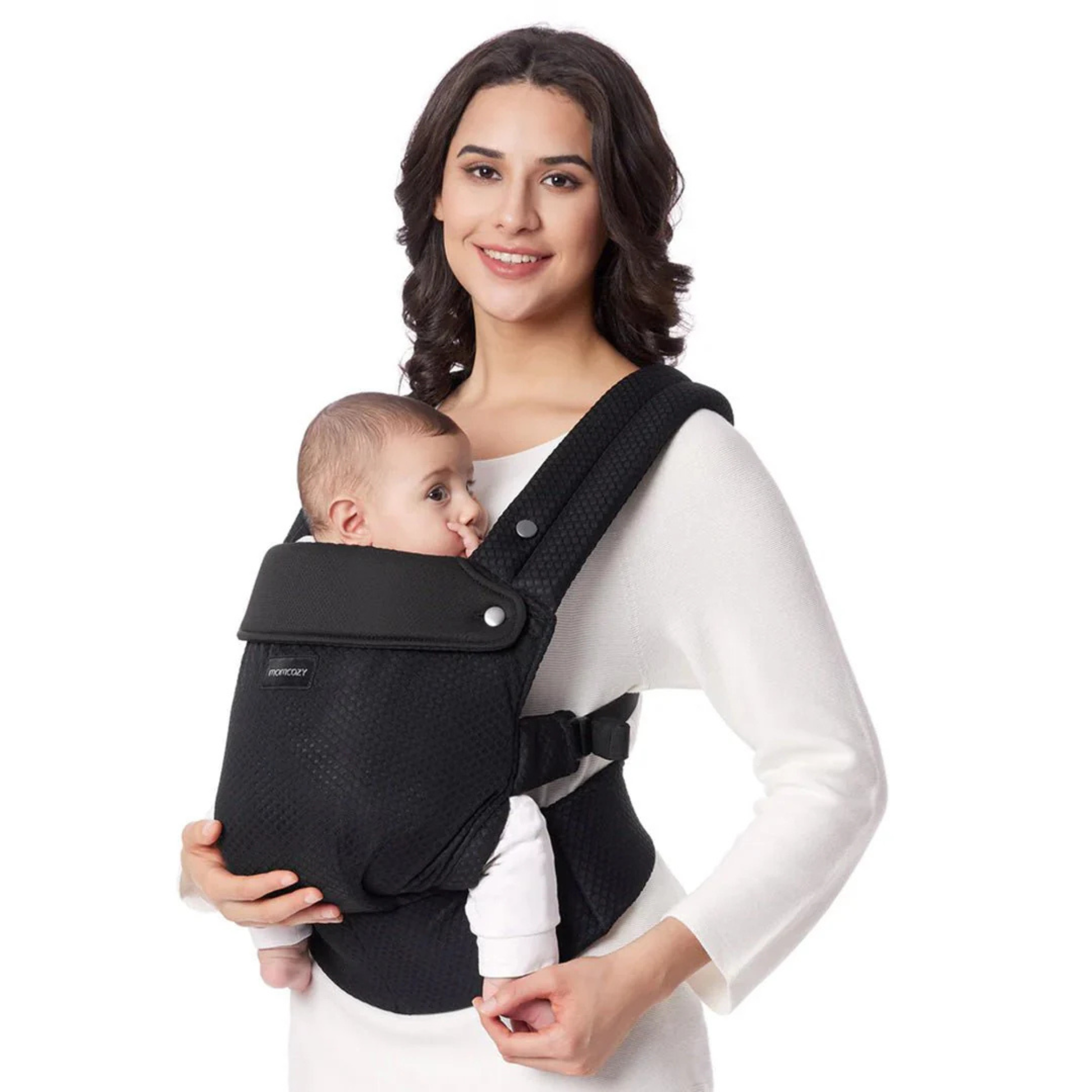 Portabebé PureHug Negro Momcozy 3-24M