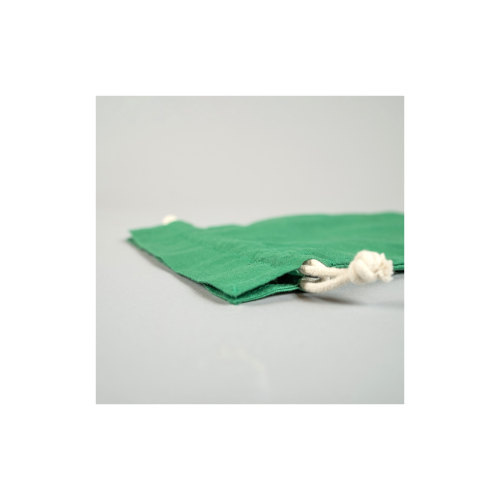 SAQUITO DE ALGODÓN DE VERDE 30x20 (cm) - BE HAPPY BE GREEN