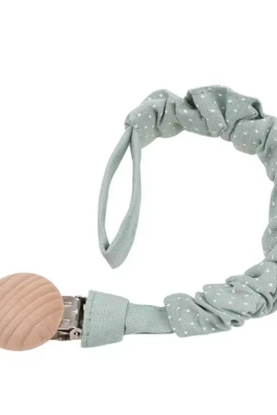 PORTACHUPETE PUNTITOS VERDE PASTEL - BE HAPPY BE GREEN