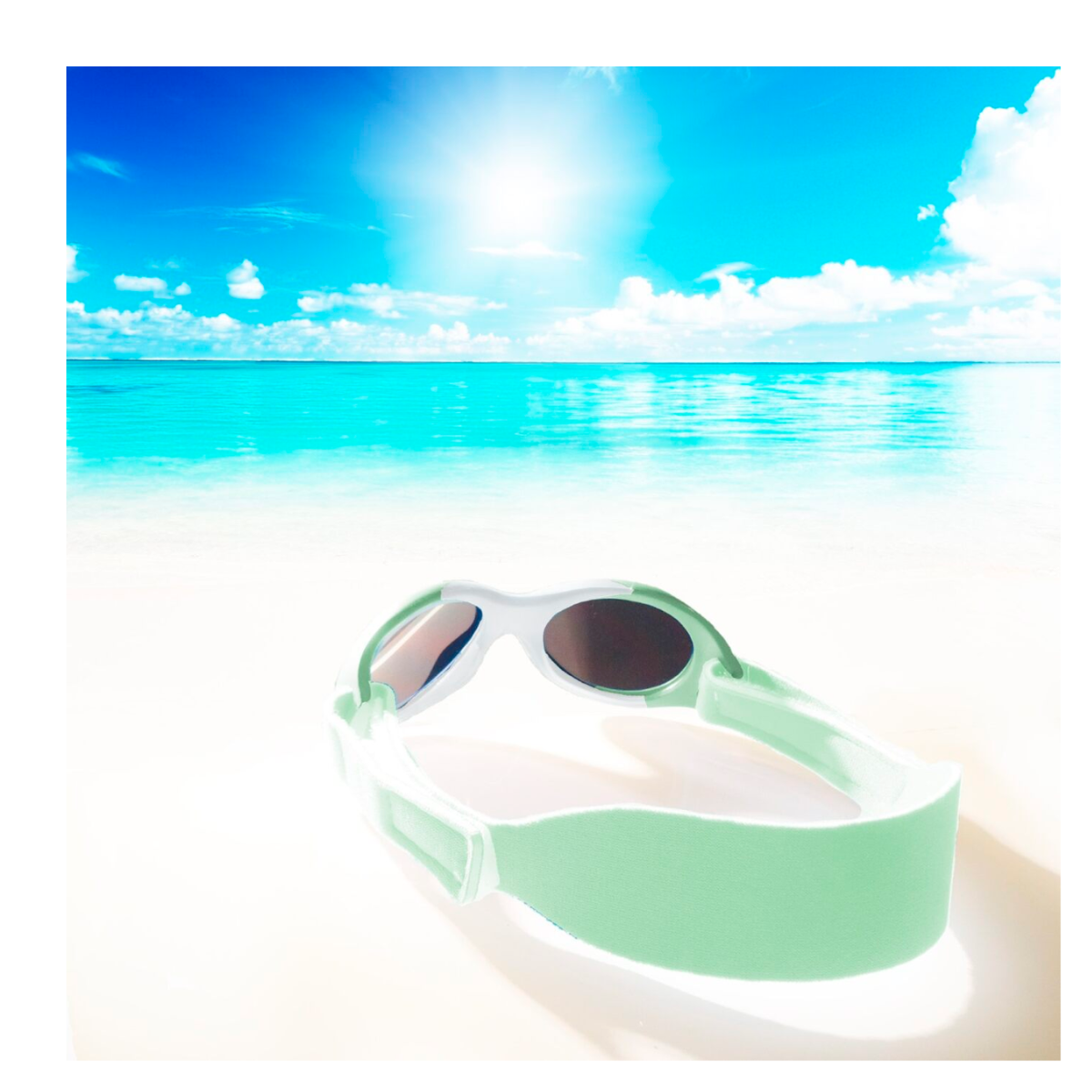 LENTES DE SOL PARA BEBÉS  BABY SURFER  0 A 18 MESES MENTA - MAUSITO