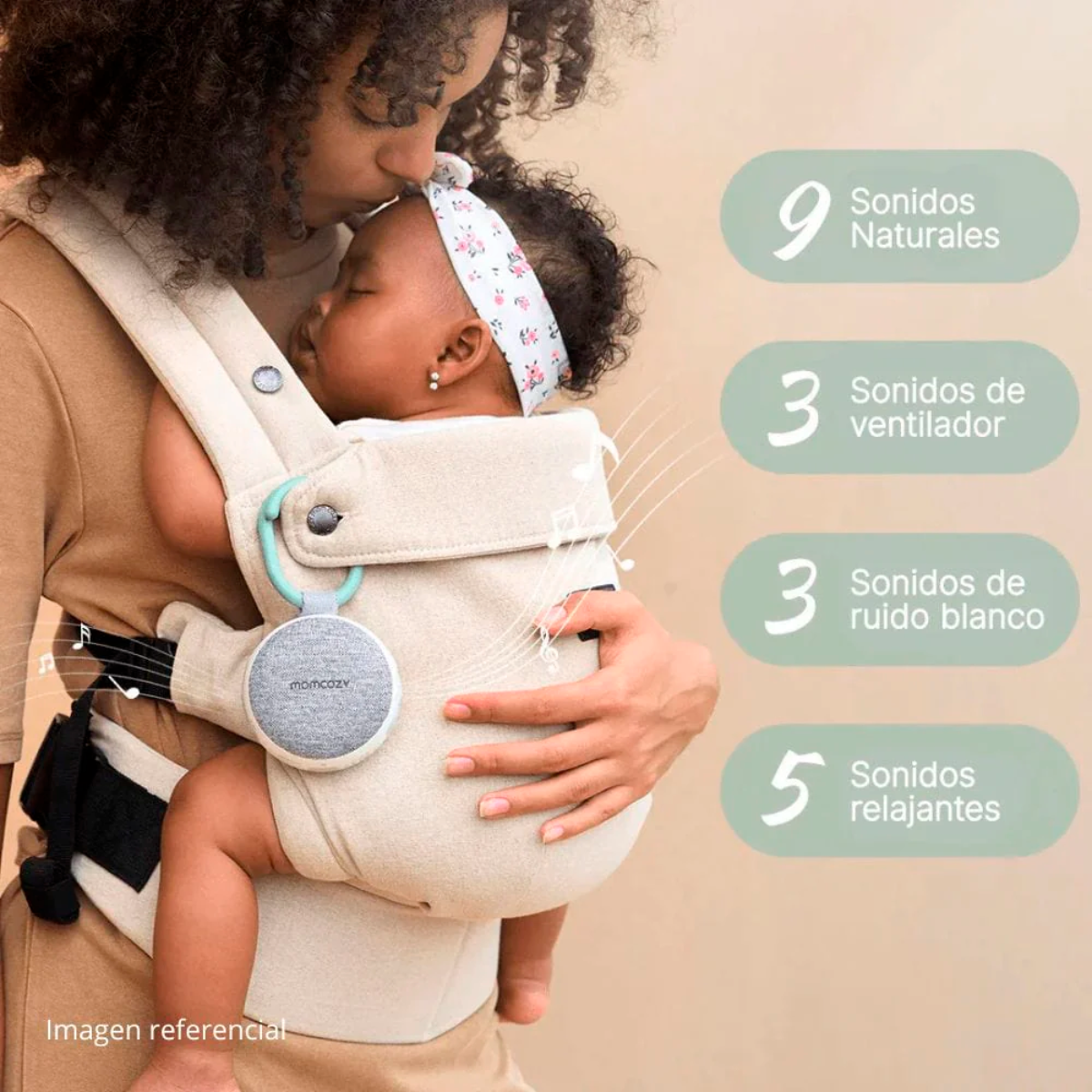 Máquina de Ruido Blanco Momcozy Portátil Colgante