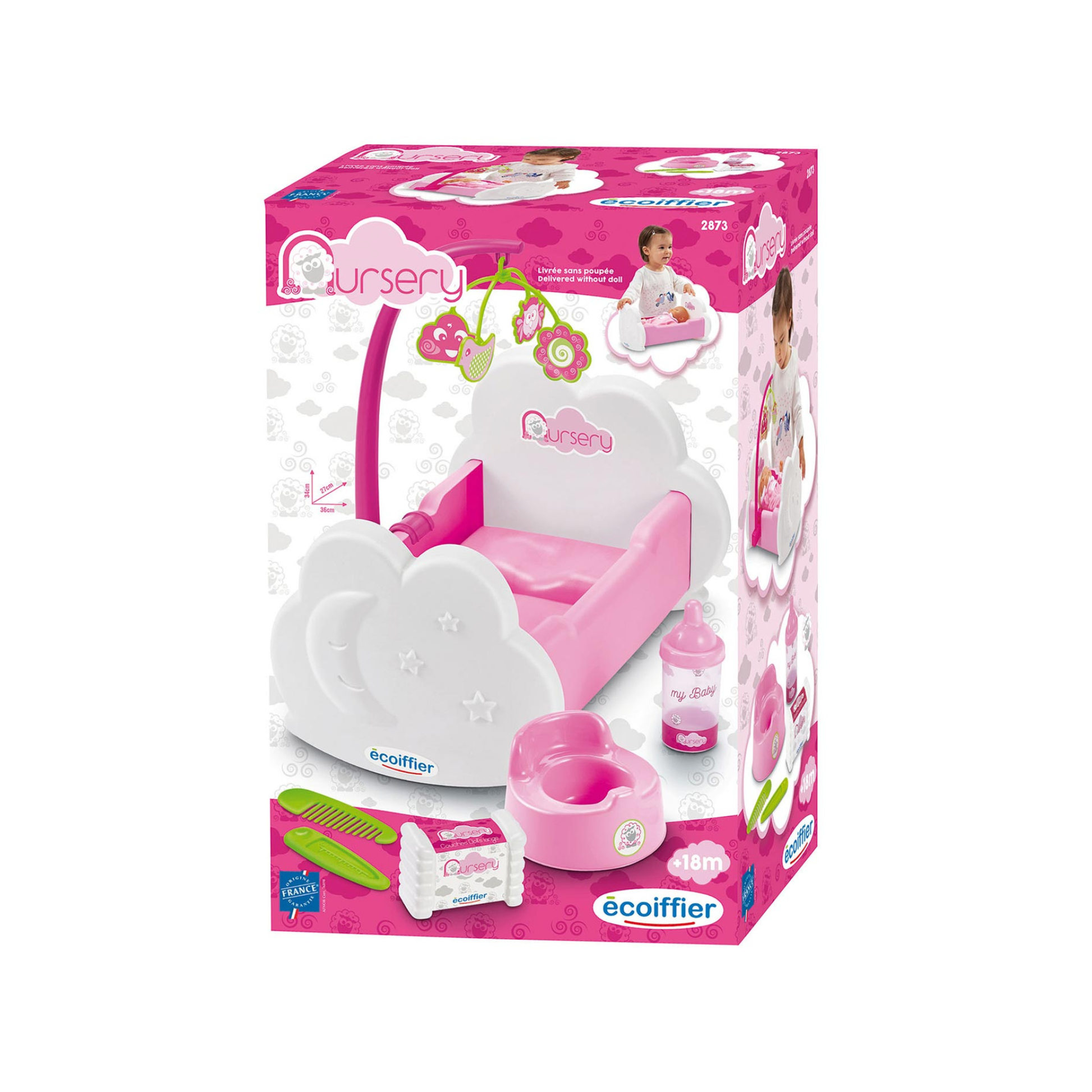 Cama para Muñeca de Juguete Ecoiffier +18m