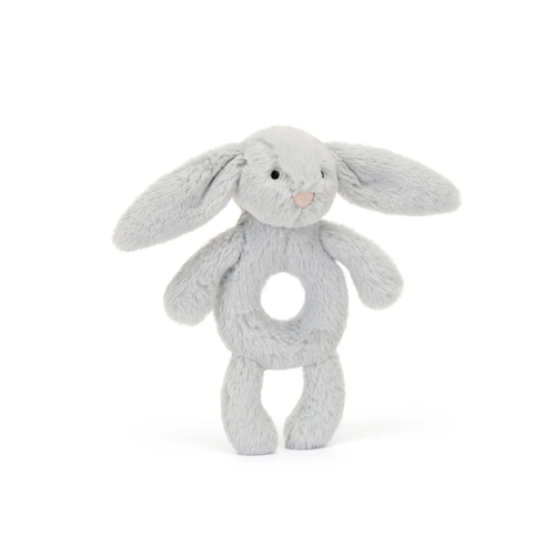PELUCHE SONAJERO BASHFUL CONEJO GRIS JELLYCAT