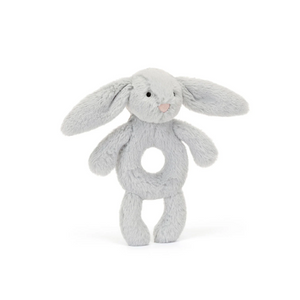 PELUCHE SONAJERO BASHFUL CONEJO GRIS JELLYCAT
