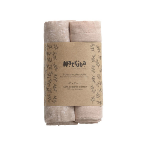 PACK DE 2 MUSELINA ROSA NUTRUBA
