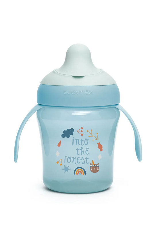 TAZA APRENDIZAJE FOREST AZUL 200 ML- SUAVINEX