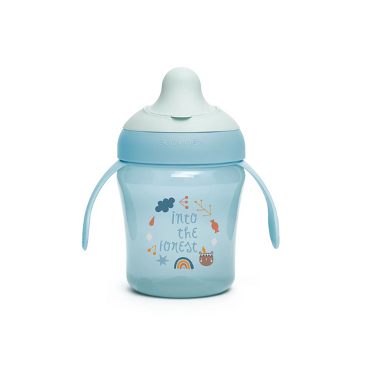TAZA APRENDIZAJE FOREST AZUL 200 ML- SUAVINEX