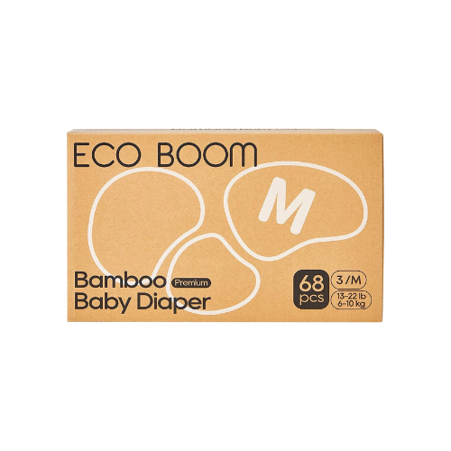 PAÑAL AMAZON BAMBÚ CAJA M 68 U - ECO BOOM