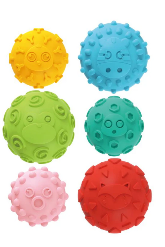 PELOTAS CON TEXTURA 6 PIEZAS  HUANGER