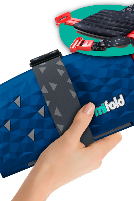 Asiento elevador portátil Azul Mifold Comfort