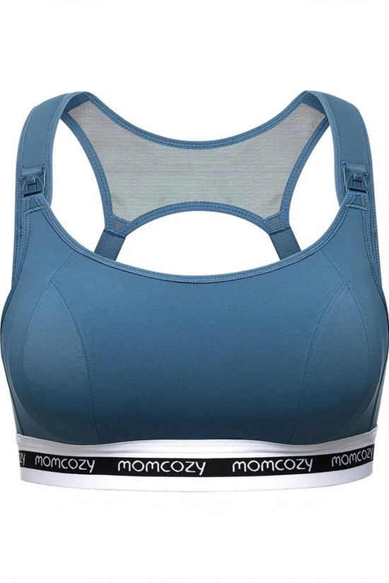Sostén Deportivo de Lactancia Momcozy Azul