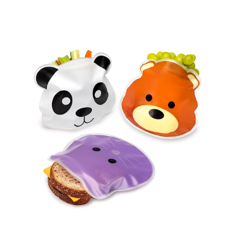 BOLSAS PARA SNACKS REUTILIZABLES  GATO OSO- MELII