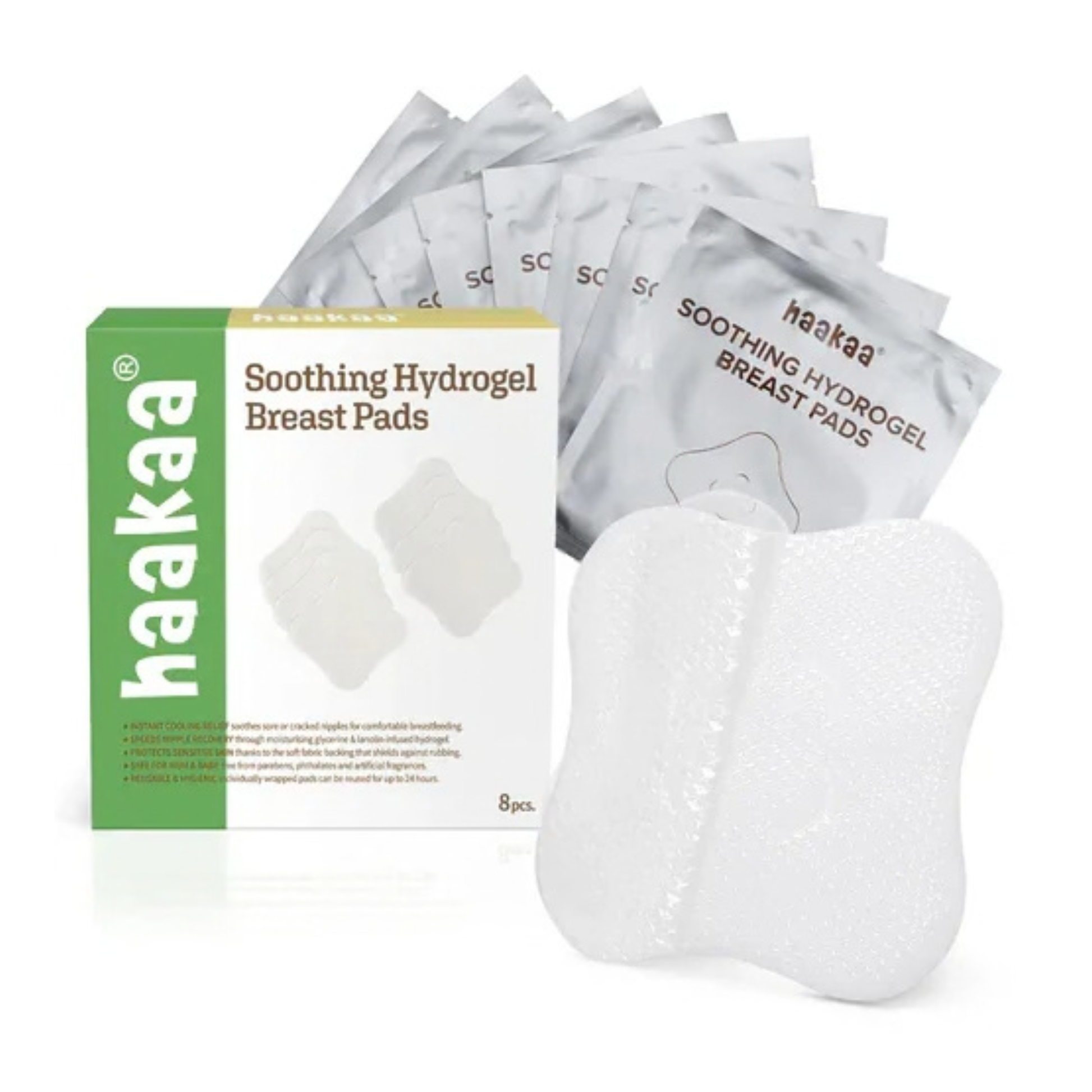 Discos Absorbentes Hidrogel Calmantes Para El Pecho 8 Unds