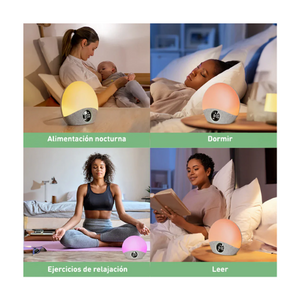 RUIDO BLANCO Y ALARMA CON LUZ DE AMANECER