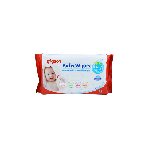 TOALLAS HÚMEDAS BABY WIPES 82 U - PIGEON