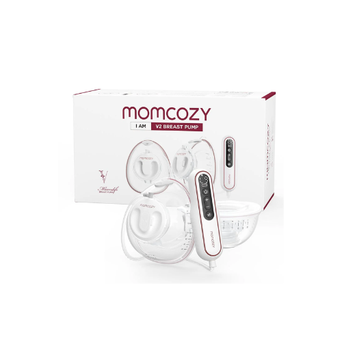 EXTRACTOR DE LECHE MATERNA DOBLE V2 ULTRA LIGERO - MOMCOZY