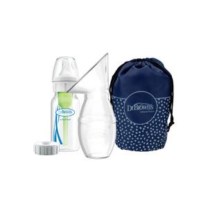 EXTRACTOR  DE LECHE MANUAL 1 PIEZA C/ ESTÁNDAR 120ml (c/bolso) - Dr. BROWNS