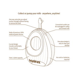 SET 2 SHELL DE  75 ML MÁS BOLSA ESTERILIZADORA  HAAKAA