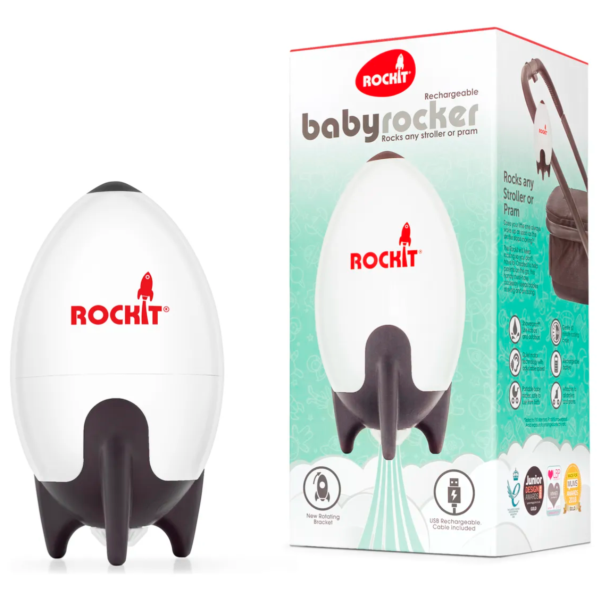 Mecedora Para Coches Portátil Recargable Rockit