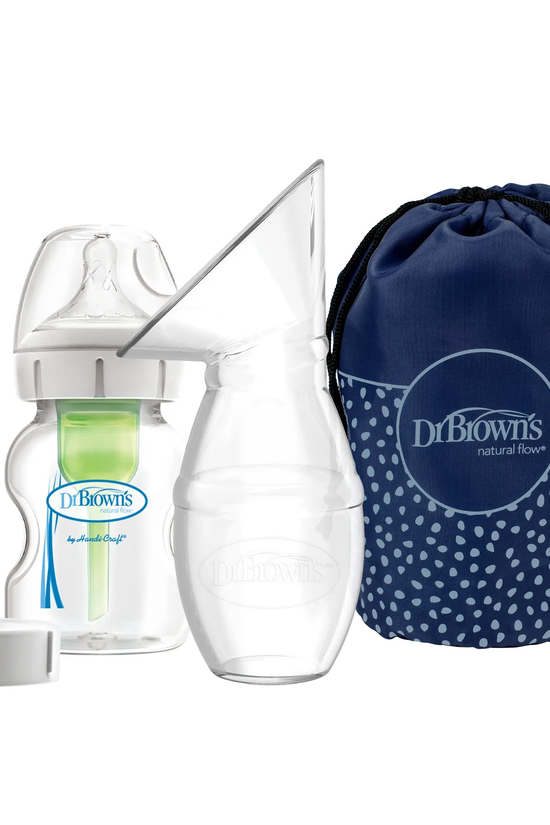 Kit Extractor + Mamadera Anticólico 150ml + Bolso Dr. Brown's