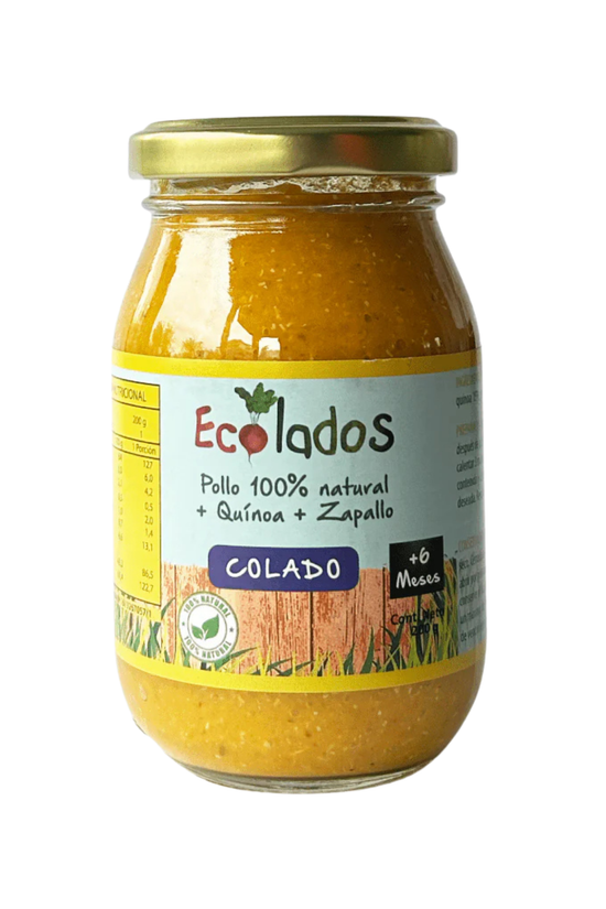 Picado 100% Natural de Pollo Quínoa y Zapallo 200gr Ecolados