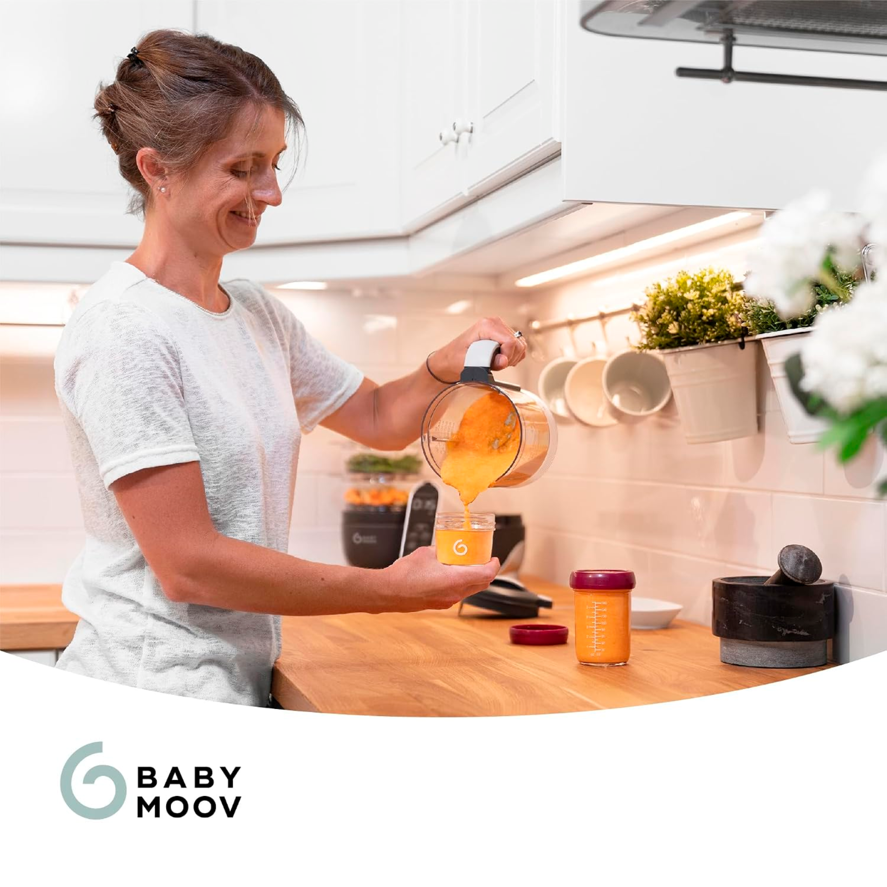 Set de 4 bowls de vidrio de 220 ml +0m Babymoov