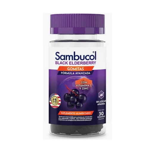 SAMBUCOL GOMITAS 30 U SIN AZÚCAR