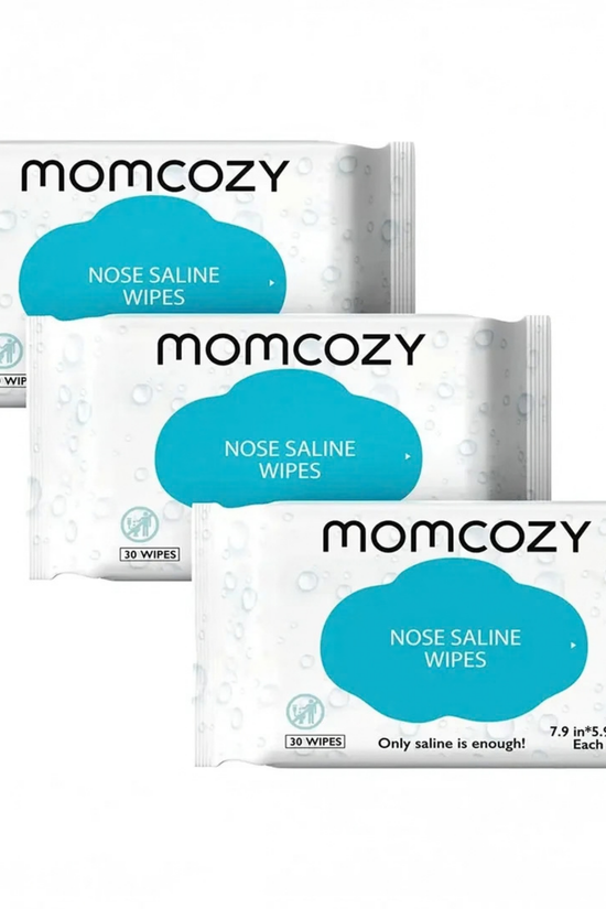 Toallitas Húmedas Salinas Momcozy para Nariz y Cara – 90 Unidades