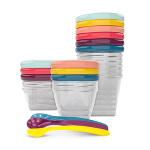SET DE 9 ENVASES BABYBOWLS Y 3 CUCHARAS BABY MOOV